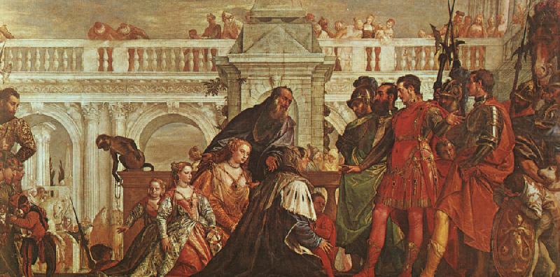 Paolo  Veronese The Family of Darius before Alexander china oil painting image